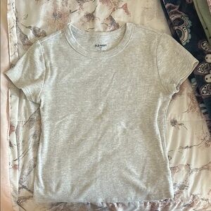 Old Navy Light Gray Short-Sleeve Tee